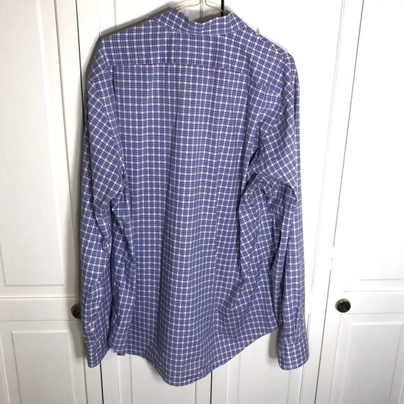 Polo Ralph Lauren Men's XL Plaid Button Down Shirt Blue Pink White 100% Cotton - Picture 8 of 8